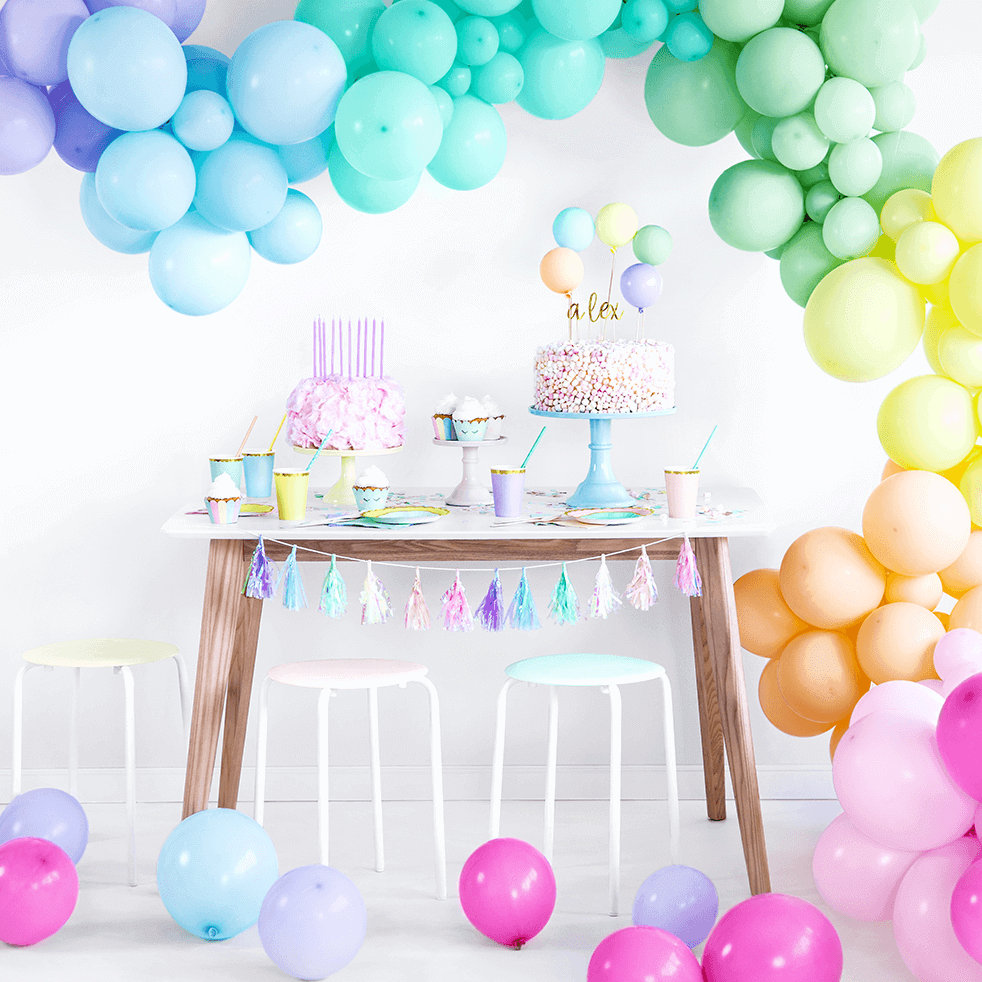 Kolorowe balony strong - dekoracyjne 
